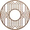 Ekena Millwork Empire Wood Fretwork Pierced Ceiling Medallion, Walnut, 28"OD x 10 1/4"ID x 3/8"T CMWP28X28X0375EPWA - alternate 1